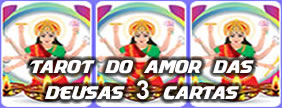 Tarot do amor das deusas 3 cartas